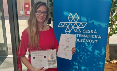 Kristýna Dvořáková reprezentovala Katedru demografie na soutěži SVOČ